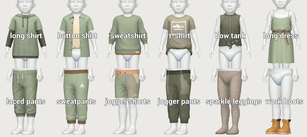 Галерея мода Коллекция детской одежды First Fits Kit Converted #1